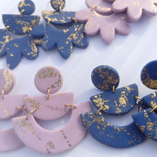 Pendientes Artesanales de Arcilla Polimérica Sintra