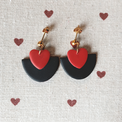 Pendientes Corazón colgantes GALA